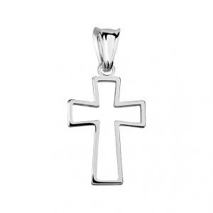 Pandantiv cruce argint DiAmanti K0031R-DIA (Argint 925‰ 0,6 g.)